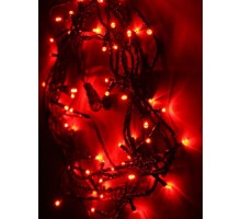Гирлянда светодиодная Твинкл лайт 10 метров с контроллером красная (кабель ПВХ) Гирлянда светодиодная Твинкл лайт 10 метров с контроллером красная (кабель ПВХ)