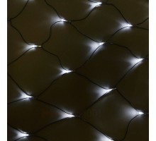 Световая (светодиодная) сеть 2x2 м с контроллером белый. Кабель ПВХ Световая (светодиодная) сеть 2x2 м с контроллером белый. Кабель ПВХ