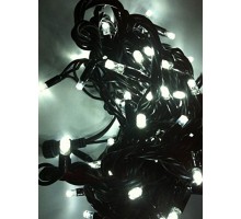 Гирлянда светодиодная Твинкл лайт 10 метров без контроллера белая (резиновый кабель) Гирлянда светодиодная Твинкл лайт 10 метров без контроллера белая (резиновый кабель)