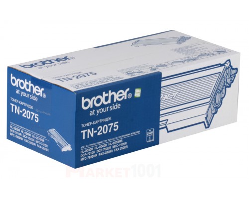 Brother TN-2075 тонер-картридж черный