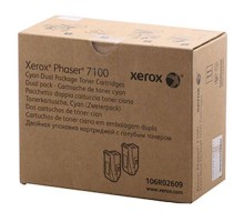 XEROX 106R02609 тонер-картридж голубой (двойная упаковка)