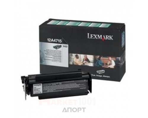 LEXMARK 12A4715 тонер-картридж черный LEXMARK 12A4715 тонер-картридж черный