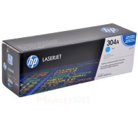 HP CC531A (304A) тонер-картридж голубой