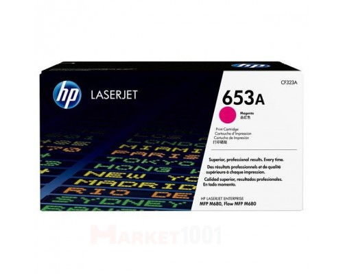 HP CF323A (653A) тонер-картридж пурпурный