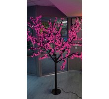Светодиодное дерево сакура 1,9x1,5 м. 24V розовый