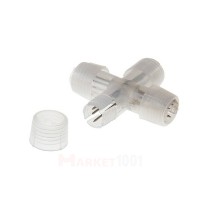 X-образный коннектор для 2W плоского дюралайта.