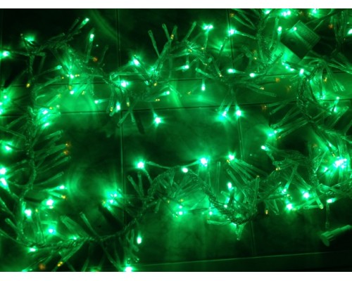 Светодиодная (LED) гирлянда "Криспи" зеленая