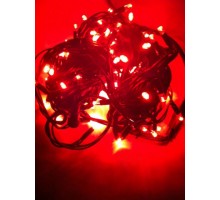 Гирлянда светодиодная Твинкл лайт 10 метров без контроллера красная (резиновый кабель) Гирлянда светодиодная Твинкл лайт 10 метров без контроллера красная (резиновый кабель)