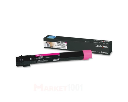 LEXMARK X950X2MG тонер-картридж пурпурный LEXMARK X950X2MG тонер-картридж пурпурный