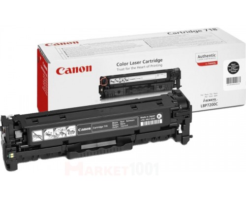 Canon Cartridge 718 (2662B002) тонер-картридж черный Canon Cartridge 718 (2662B002) тонер-картридж черный