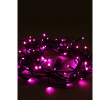 Гирлянда светодиодная Твинкл лайт 6 метров без контроллера розовая (кабель ПВХ) Гирлянда светодиодная Твинкл лайт 6 метров без контроллера розовая (кабель ПВХ)