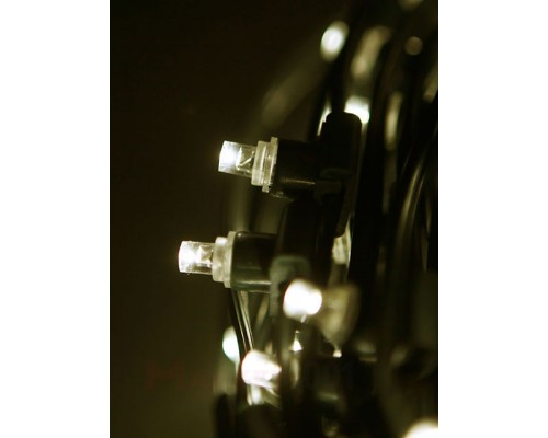 Клип лайт гирлянда на деревья (LED) с трансформатором цвет - теплый белый