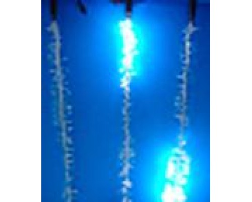Светодиодная (LED) гирлянда "Ледяные капли" 1 метр синяя 