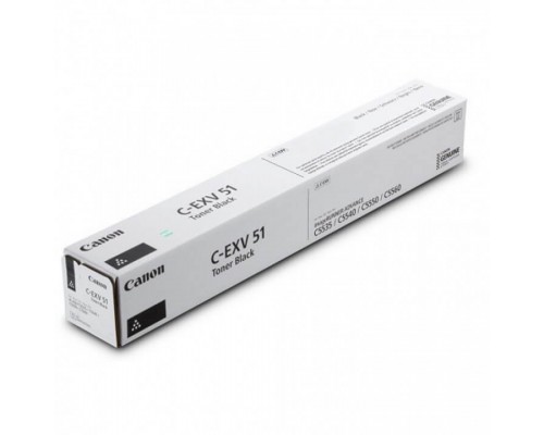 Canon C-EXV51Bk тонер черный (0481C002)