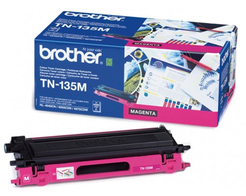 Brother TN-135M тонер-картридж пурпурный