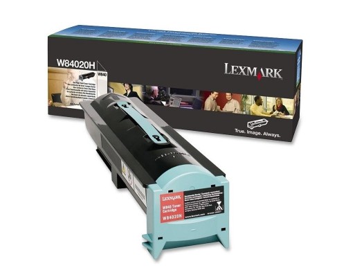 LEXMARK W84020H тонер-картридж черный