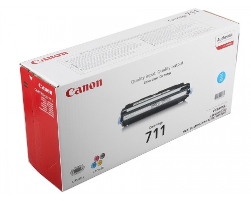 Canon 711C Тонер-картридж голубой (1659B002)