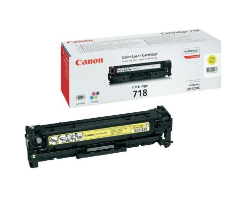 Canon Cartridge 718 (2659B002) тонер-картридж желтый
