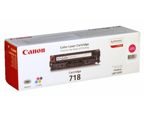 Canon Cartridge 718 (2660B002) тонер-картридж пурпурный