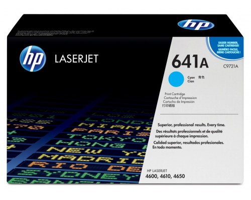 HP C9721A (641A) тонер-картридж голубой