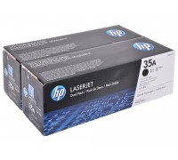 HP CB435AF (35A) тонер-картридж черный двойная упаковка