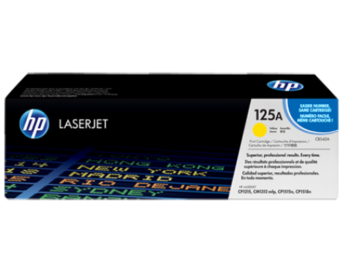 HP CB542A (125A) тонер-картридж желтый