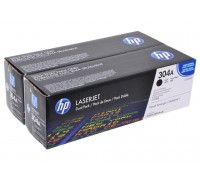 HP CC530AD (304A) тонер-картридж черный двойная упаковка