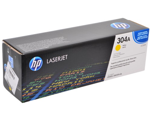 HP CC532A (304A) тонер-картридж желтый