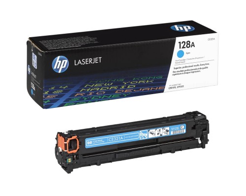 HP CE321A (128A) тонер-картридж голубой