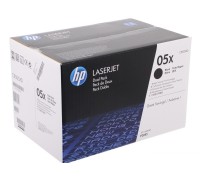 HP CE505XD (05X) тонер-картридж черный двойная упаковка