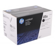 HP CE505XD (05X) тонер-картридж черный двойная упаковка