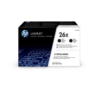 HP CF226XF (26X) тонер-картридж черный двойная упаковка