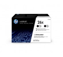 HP CF226XF (26X) тонер-картридж черный двойная упаковка