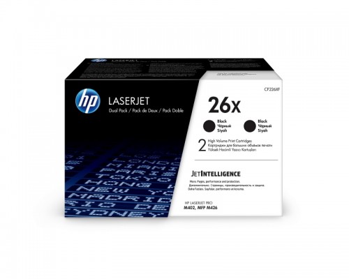 HP CF226XF (26X) тонер-картридж черный двойная упаковка