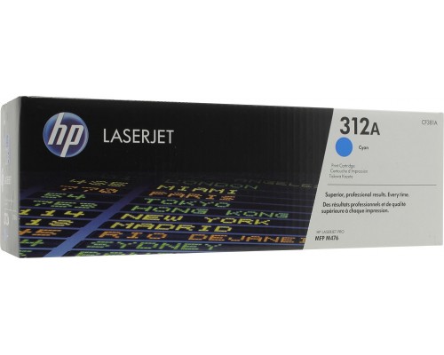 HP CF381A (312A) тонер-картридж голубой