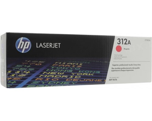 HP CF383A (312A) тонер-картридж пурпурный