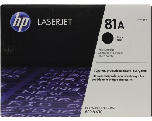 HP CF281A (81A) тонер-картридж черный