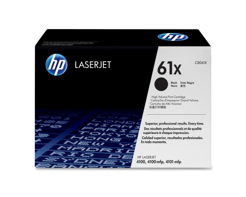 HP C8061X (61X) тонер-картридж черный