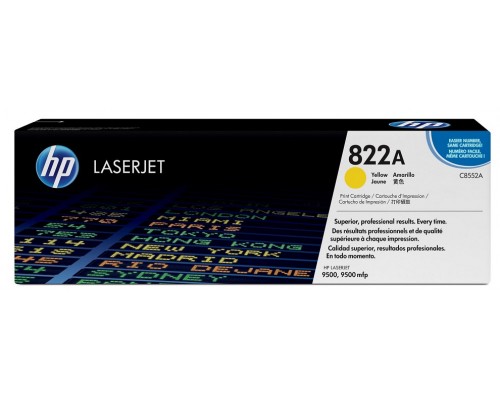 HP C8552A (822A) тонер-картридж желтый