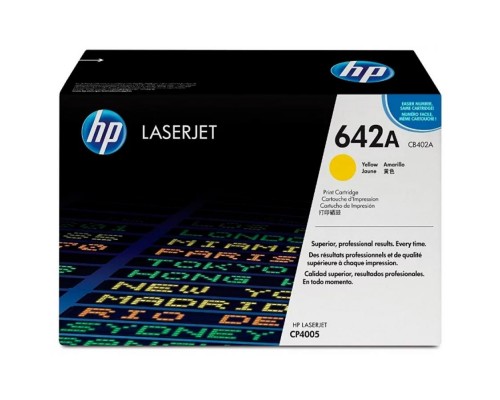 HP CB402A (642A) тонер-картридж желтый