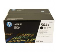 HP CE250XD (504X) тонер-картридж черный двойная упаковка