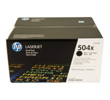 HP CE250XD (504X) тонер-картридж черный двойная упаковка