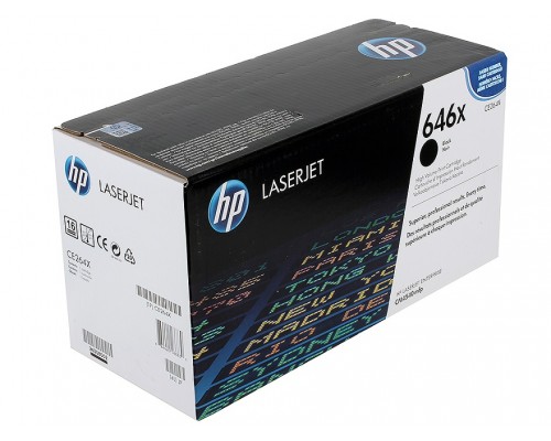 HP CE264X (646X) тонер-картридж черный