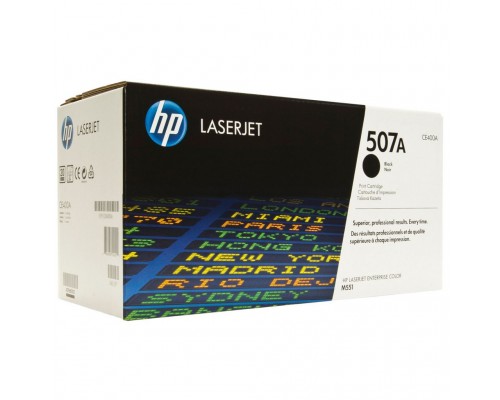 HP CE400A (507A) тонер-картридж черный