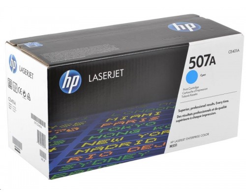 HP CE401A (507A) тонер-картридж голубой