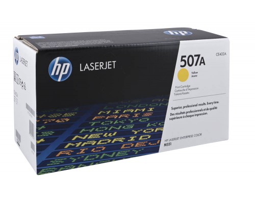 HP CE402A (507A) тонер-картридж желтый