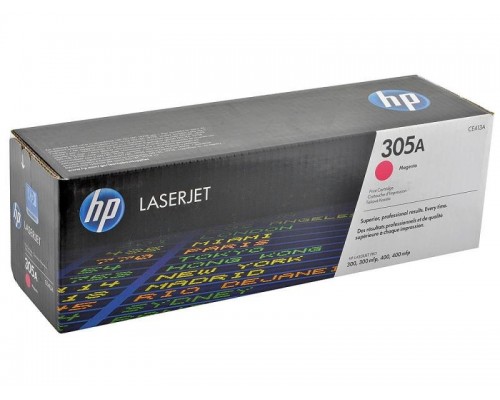 HP CE413A (305A) тонер-картридж пурпурный