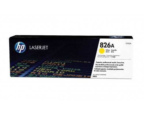 HP CF312A (826A) тонер-картридж желтый