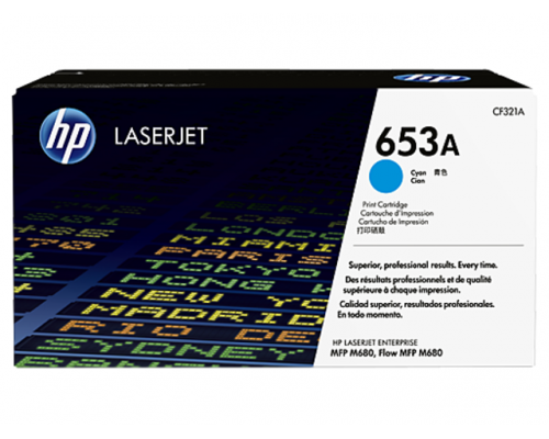 HP CF321A (653A) тонер-картридж голубой