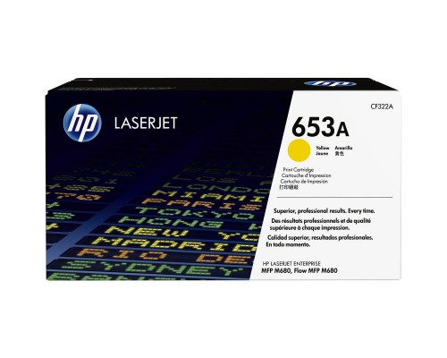 HP CF322A (653A) тонер-картридж желтый